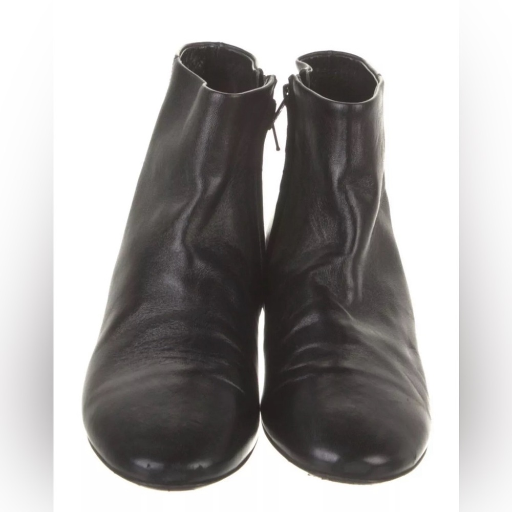 BALENCIAGA studded ankle boots. Black leather size 9, but runs a size small